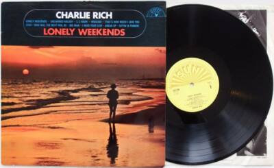 CHARLIE RICH Lonely Weekends LP Vinyl Sun Records Rock'n'Roll 1969 * RARE