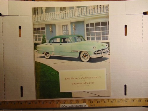 Vintage 1954 De Soto Automatic With PowerFlite Transmission Sales Brochure