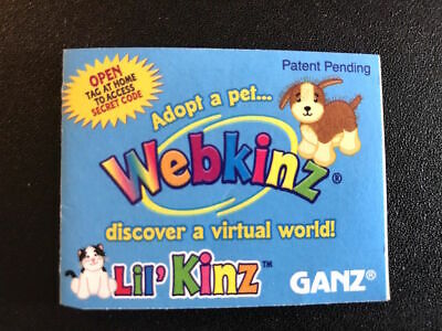 NO CARRIER Unused Code Tag ONLY Holiday Plush Pet Carrier TAG ONLY Webkinz