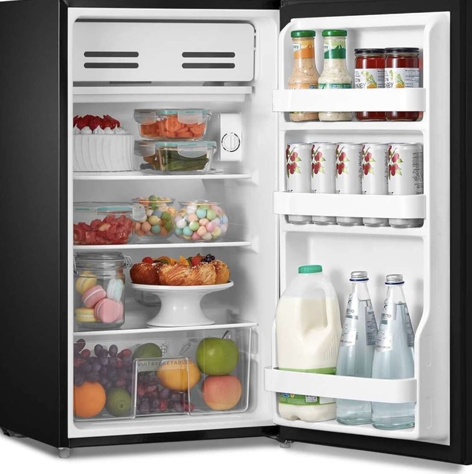 COMFEE' RCD93BL2(E) Under Counter Fridge, 93L Small Fridge with Cooler