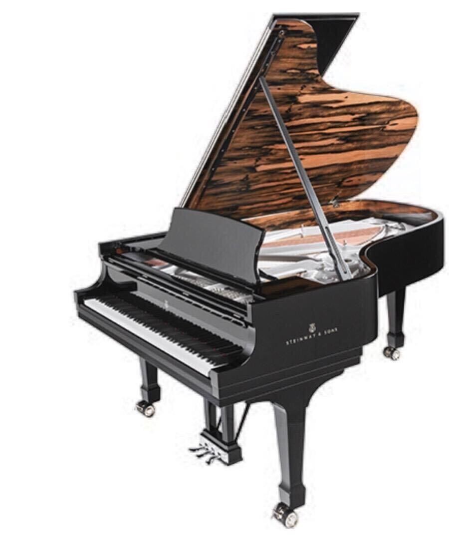 Steinway & Sons Grand Piano Sticker Decal Length 37cm 14.5in Thick