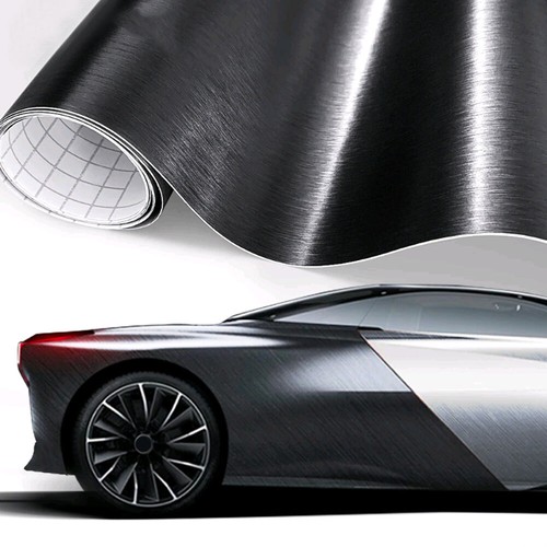 Waterproof Matt Brushed Aluminum Vinyl Car Stickers Wrap Sheet Film Decal Paper - Picture 8 of 16