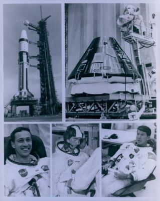 1968 NASA Apollo 7 Donn F Eisele Walter Cunningham Press Photo | eBay