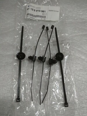BMW X5-E63-E81-91 cable strap with bracket zip tie (5) !NEW