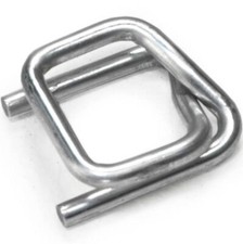 500 X Metal Buckles Wire Seals For 12mm Hand Pallet Strapping Banding Galv