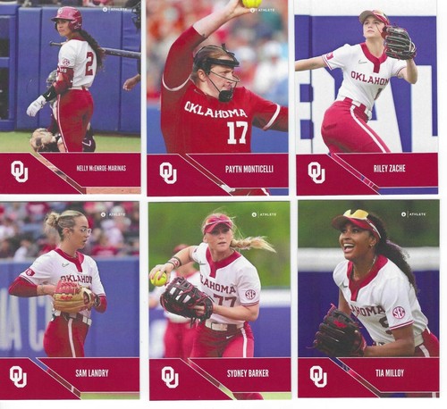 2025 Onit Athlete Oklahoma Sooners Women's Softball pick your card - Picture 26 of 49