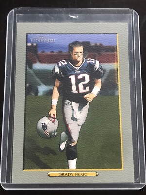 MINT Tom Brady 2006 Topps Turkey Red #280 New England Patriots Taken Helmet Off