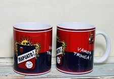 JUEGO DE 2 TAZAS DE FÚTBOL VINTAGE MÉXICO IRAPUATO VAMOS TRINCA!