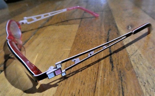 Natacha N1829 Purple-Pink Abstract Eyeglasses-17-17 135 Frames-Made In France