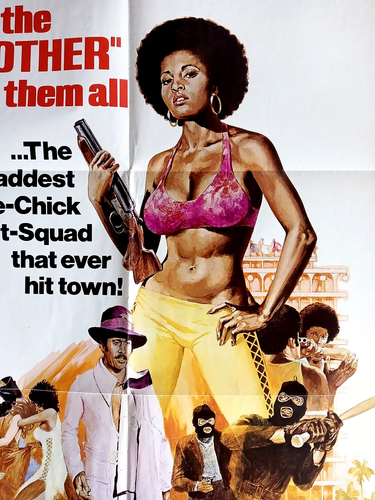 Poster film Coffy PAM GRIER Blaxploitation ROBERT DOQUI Booker Bradshaw HAIG 73 - Foto 2 di 8