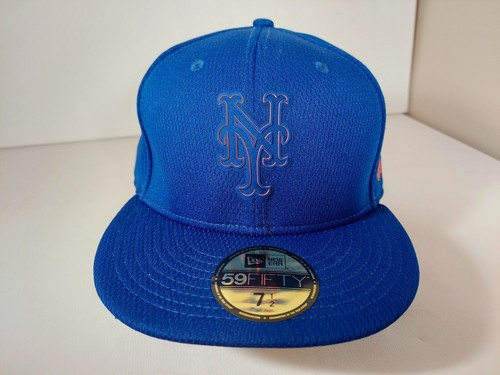 NY Mets New Era 59 Fifty Hat Blue Size 7.5 With Tag