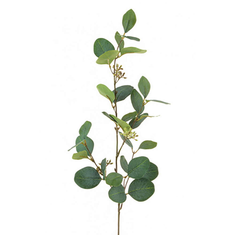 Faux Silk Eucalyptus Spray With Berries 76cm/30 Inches Tall