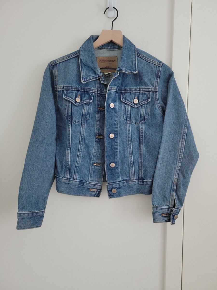 【送料&関税込】Moschino Blue Cotton Jeans Jacket GAS Blue JEANS Blue 100% Cotton Denim Jacket Size M | eBay