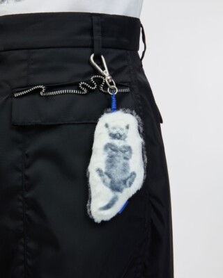 アクセサリーその他 ADERERROR Blue cat keyring 01 Off White Ader Error Blue Cat Keyring 01, Off White (BN11FYGS1202OW