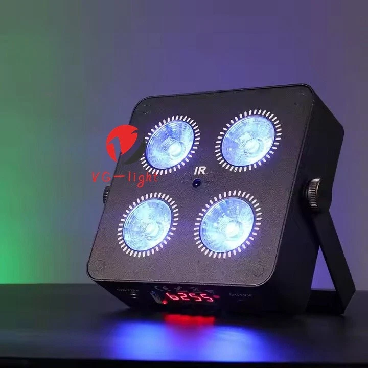 10PC/4X18W RGBWA+UV WiFi Stage Par Light Wireless Battery Uplights Wedding DJ - Image 4 of 4