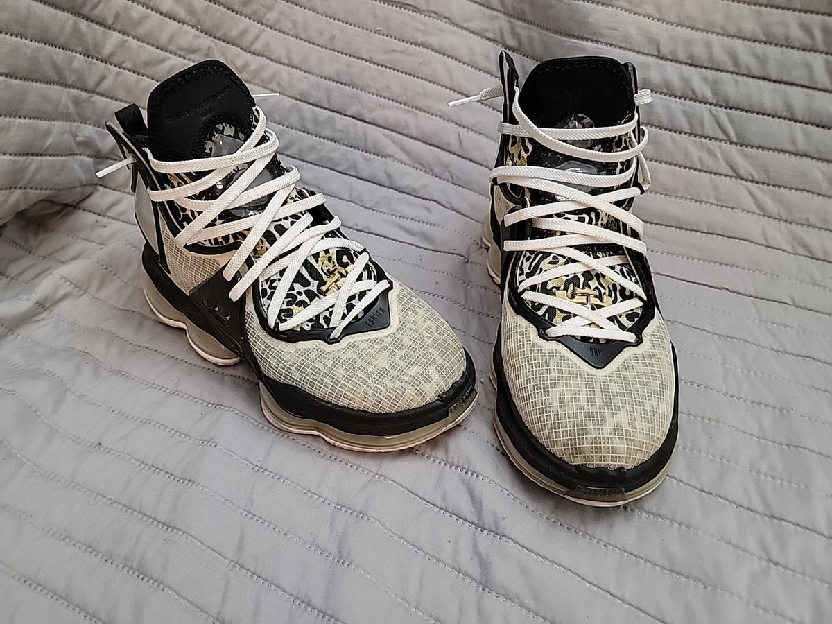 Size 9 - Nike LeBron 19 Animal Print Chosen CZ0203-100 Leopard
