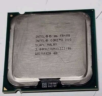 Intel Core 2 Duo E8400 3.00GHz 6MB L3 Cache Socket LGA775 CPU Processor SLAPL