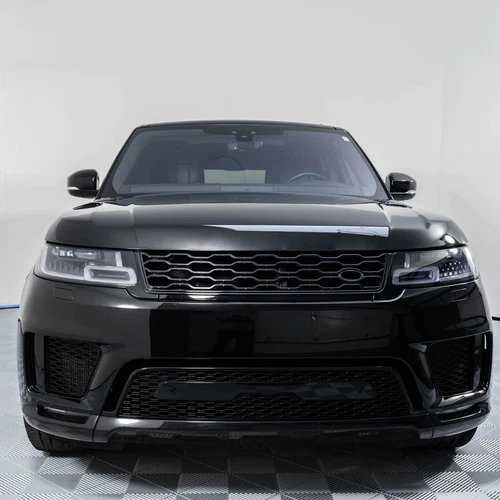Glassy Black Front Bumper Skid Plate Trim For Land Rover Range Rover Sport 18-20 - Picture 12 of 14