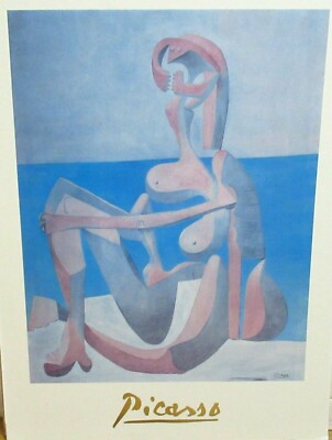 PICASSO ''SERIE MASTRI DELLA PITTURA'' HUGE COLOR POSTER