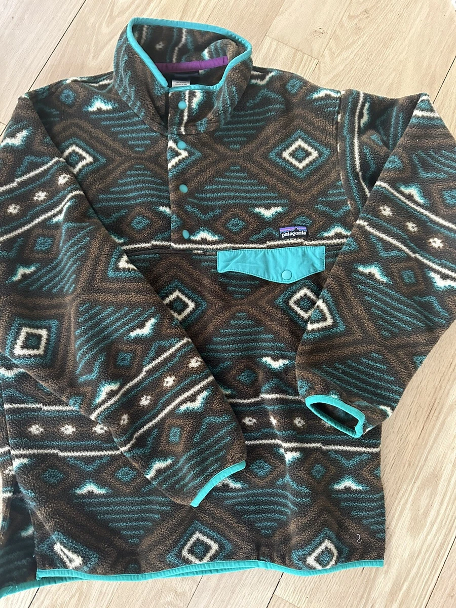 Patagonia Synchilla Aztec fleece pullover Mens Small ladies M L