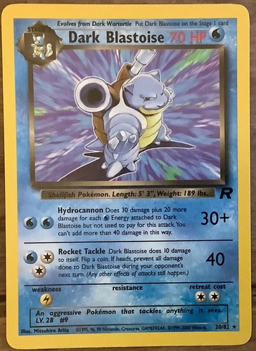 Pokemon Team Rocket Rare Cards, Dark Blastoise, Charizard, Dragonite you Choose! - Picture 4 of 18