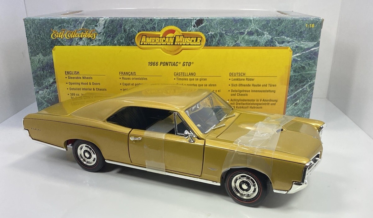 American Muscle 1/18 Scale 1966 PONTIAC GTO”GOLD VERSION” | eBay