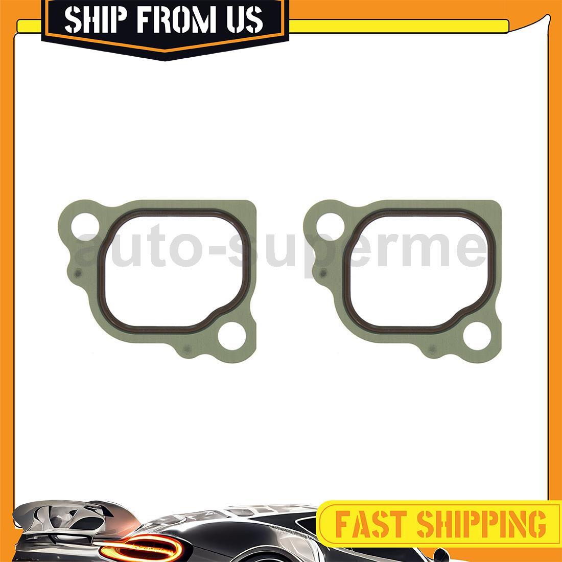 Rear Engine Coolant Outlet Gasket 2x For Lexus LX470 4.7L 1998