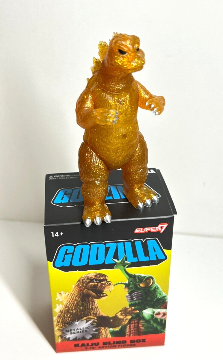 Super7 GODZILLA '74 GOLD GLITTER Metallic Series 3.75 Super7 GODZILLA '74 GOLD GLITTER Metallic Series 3.75