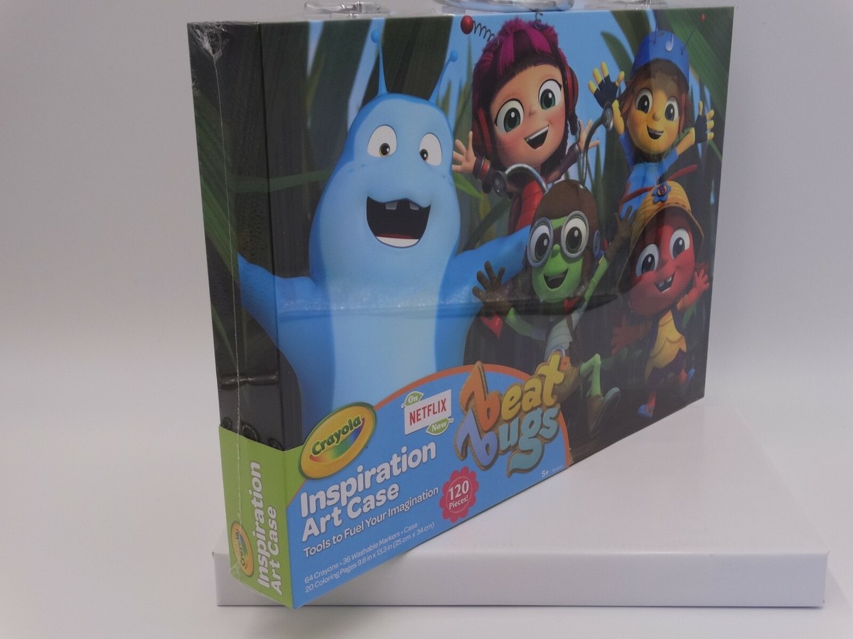 Crayola Beat Bugs Color & Sticker Book - 32 Pages With 50+ Stickers For Kids Ages 3-6