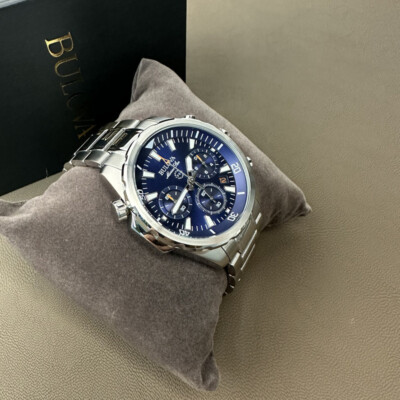 Bulova 96B256 Men's Marine Star/Blue Dial 6-Hand Chronograph