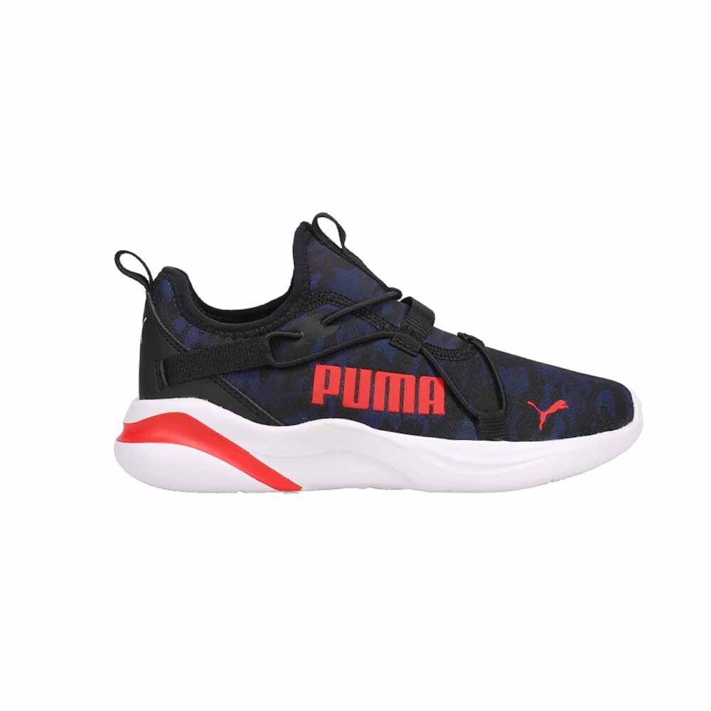 Повседневные кроссовки Puma Rift Slip On Camo для маленьких мальчиков синего цвета 377249-02