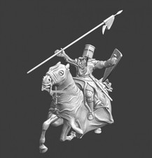 Northern Crusades Miniature Medieval Wounded Crusader Knight Cavalry Casualty 3D