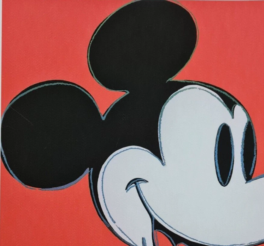 ANDY WARHOL * Mickey Mouse * signed lithograph * Kunstdruck * limited # xx/125 - Bild 4 von 4