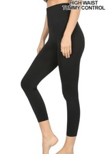 High Waist Seamless Capri Leggings