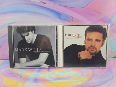 Lot of 2 Mark Willis CDs: Wish You Were Here, Permanently