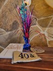 40 and Fabulous Items,  Cake Topper, Tiara, Sash, table topper, Mug — photo 7