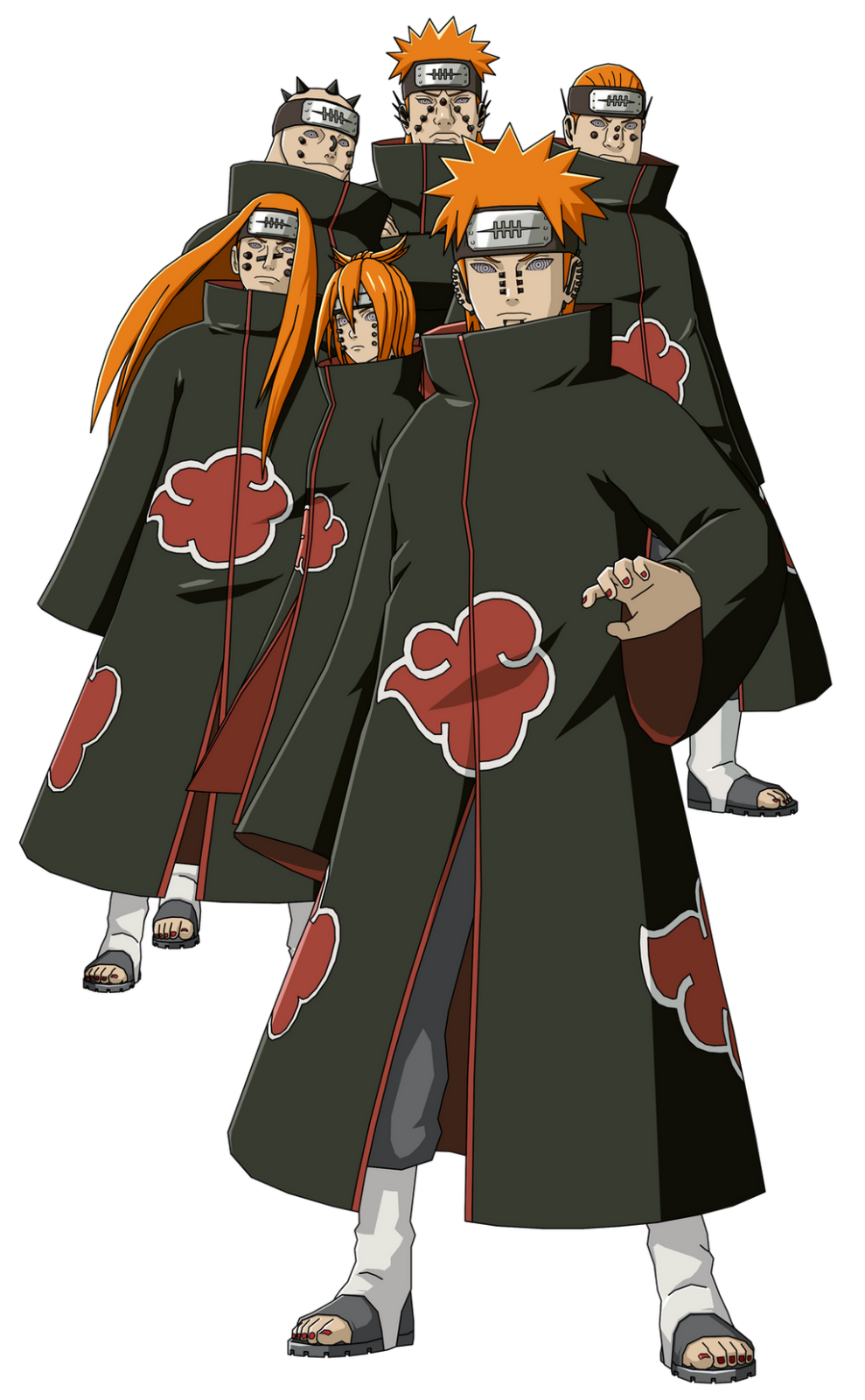 Six Paths Of Pain Naruto