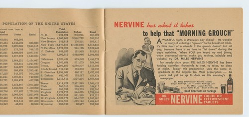 Folleto de medicina publicitaria del censo de población de los estados unidos de 1940 - Imagen 3 de 9