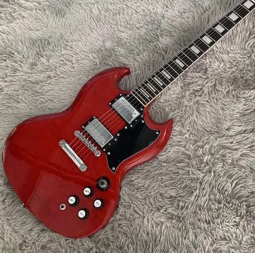 Standard 61' SG Electric Guitar Cherry Red Rosewood Fretboard Fast Delivery