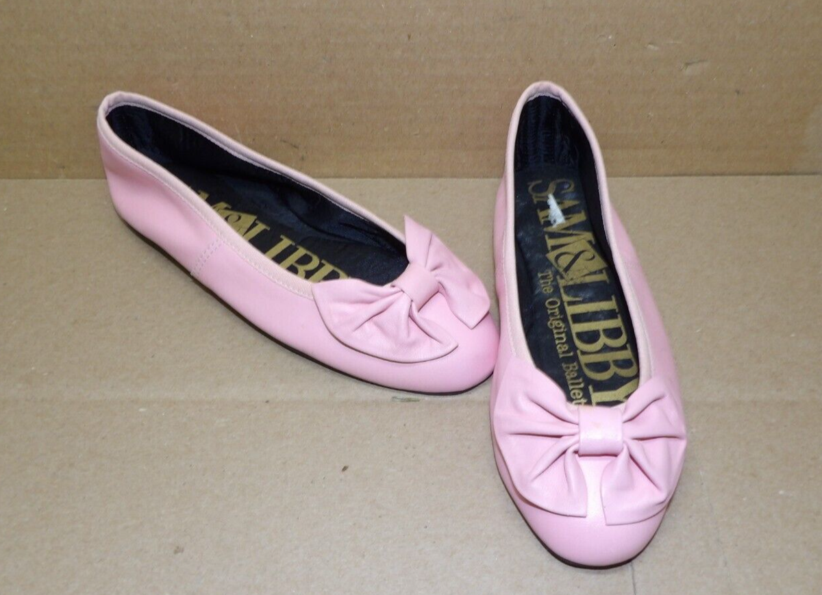 Sam Libby Ballet Flats Women's Size B Slip On Shoes Pink