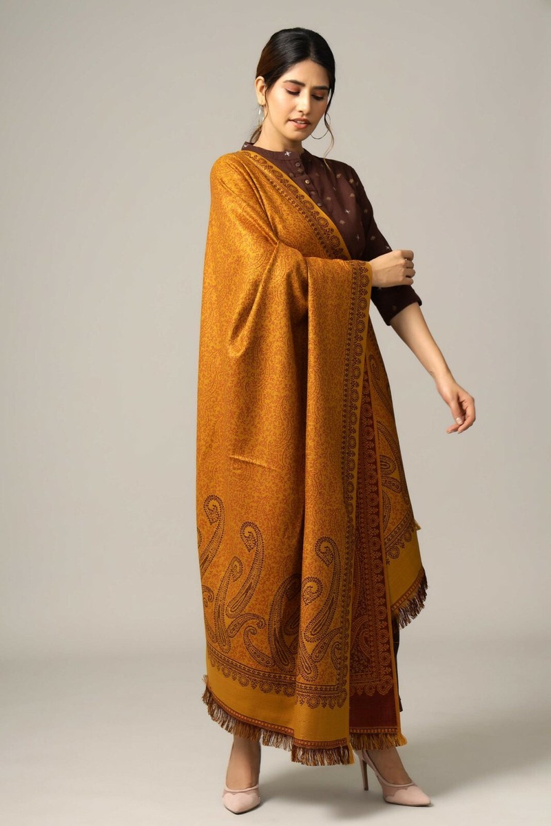 PFLife Sciarpa Di Cashmere Per Le Donne 80'' * 27'' Regalo Pashmina Scialli E Wraps Spessore Oversize Inverno Morbido E Caldo (A-Bianca - Foto 13