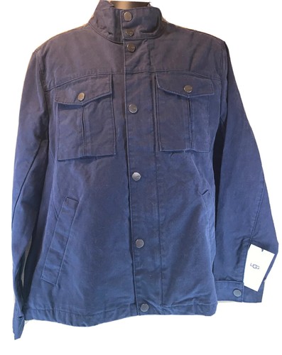 UGG Men's Cohen Waxed Cotton Jacket Size $295 - Picture 2 of 8