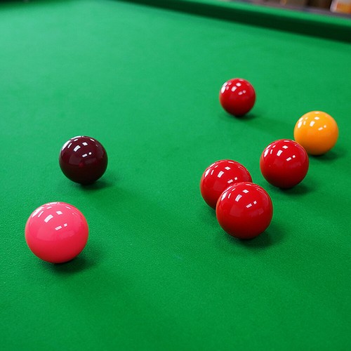 2-1/16'' Inch Snooker Billiard Balls Complete 22 Balls With Triangle Rack Set - Picture 5 of 8