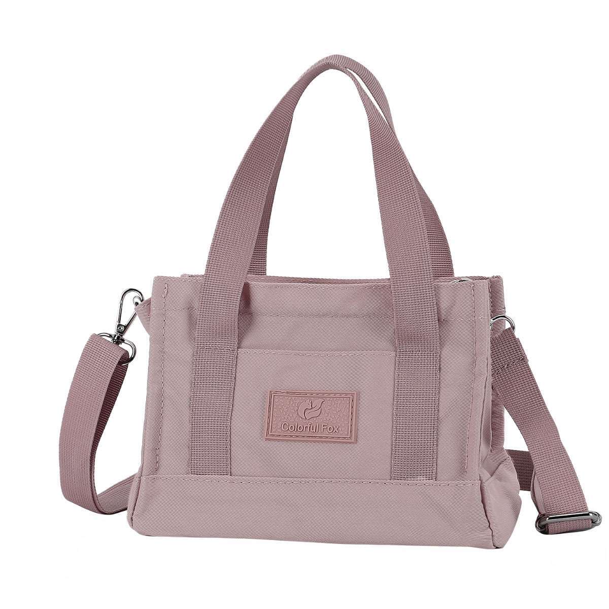 Womens Hand Bag Nylon Shoulder Messenger Handbag Tote Satchel Purse Multi-Pocket