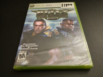 Blitz the League Football Midway Microsoft Xbox 360 BRAND NEW Y-Fold SEALED-!