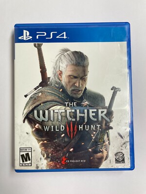 The Witcher III 3: Wild Hunt CIB (PlayStation 4 PS4, 2015) w/ Manual - Great