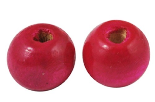 100 Perline Di Legno Naturali Multicolori - Foro Grande Per Fai Da Te E Gioielli - Foto 6