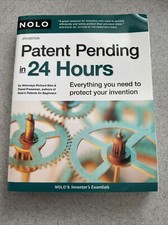 Patent Pending in 24 Hours David Pressman and Richard Stim 2007 NOLO Paperback Patent Pending in 24 Hours David Pressman and Richard Stim 2007 NOLO Paperback