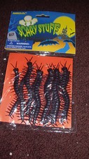 BAG OF 12 AWESOME CENTIPEDES BRAND NEW GREAT DECORATION FAST FREE SHIPPING  