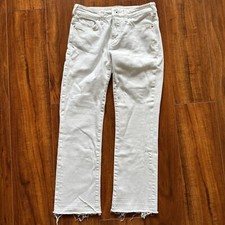 anthropologie pilcro and the letterpress white high rise flare jeans denim